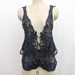 Free People lace vest